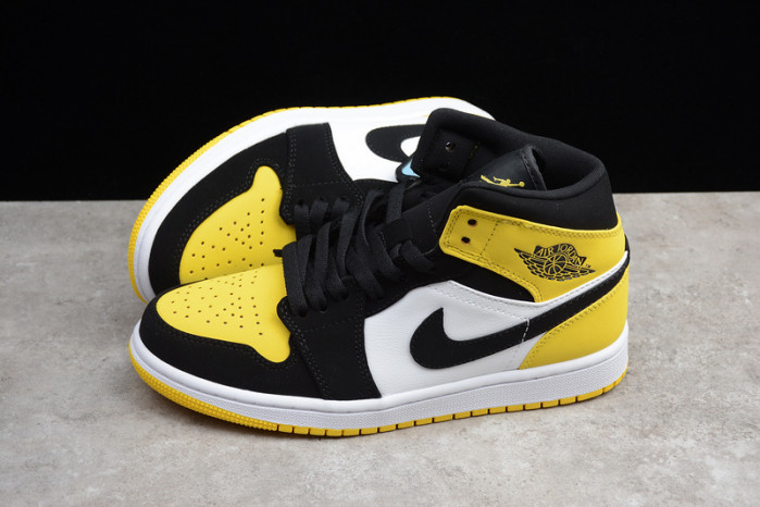 air jordan 1 yellow toe black white 852542 071