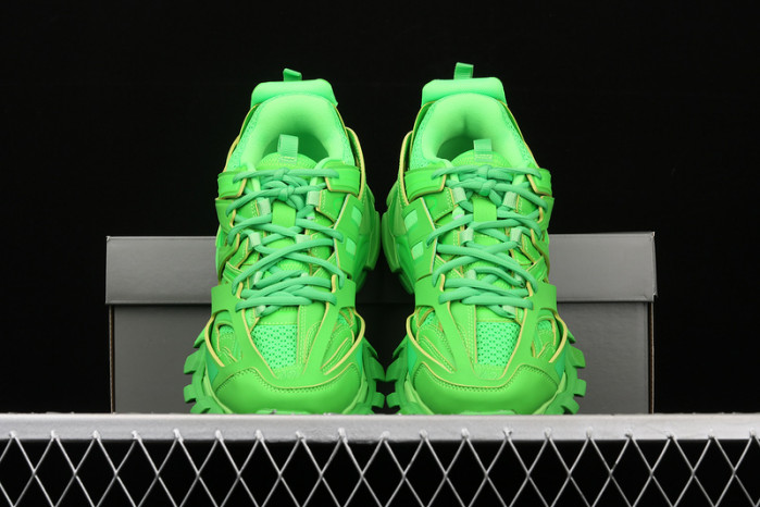 bl track trainers sneaker fluorescent green a11703