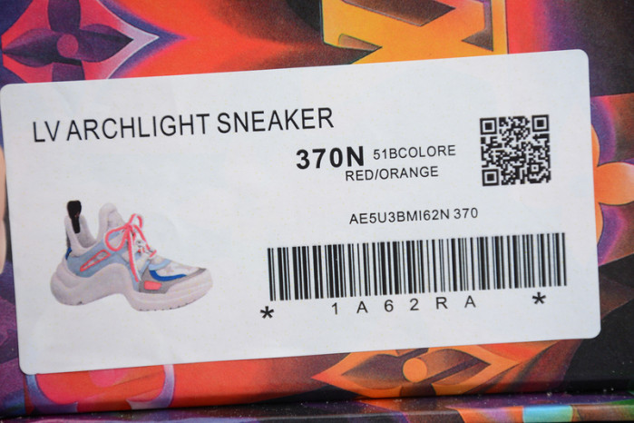 lovt pink white blue sneaker