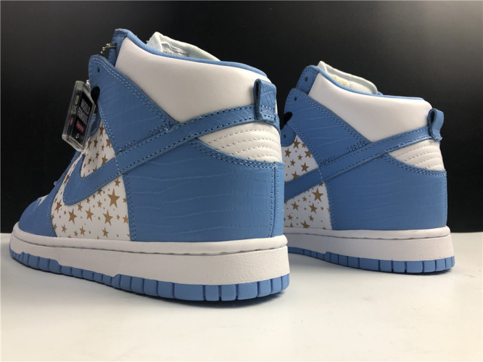 nike dunk high pro sb blue stars 307385-141