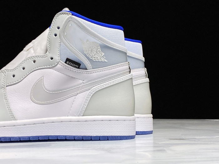 jordan 1 retro high zoom white racer blue - ck6637-104