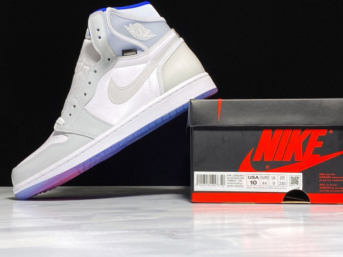 jordan 1 retro high zoom white racer blue - ck6637-104