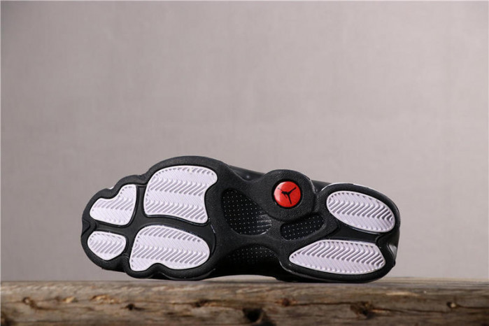 air jordan 13 retro sngl day "love and respect" black/ white mens 888164-112