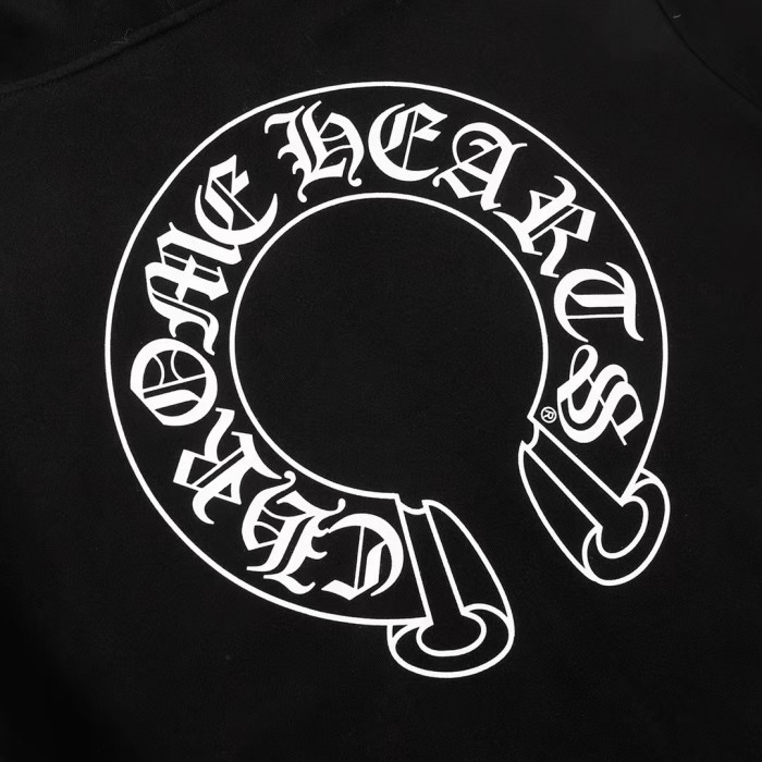 Chrome Hearts Horseshoe Floral Zip Up Hoodie FW00150